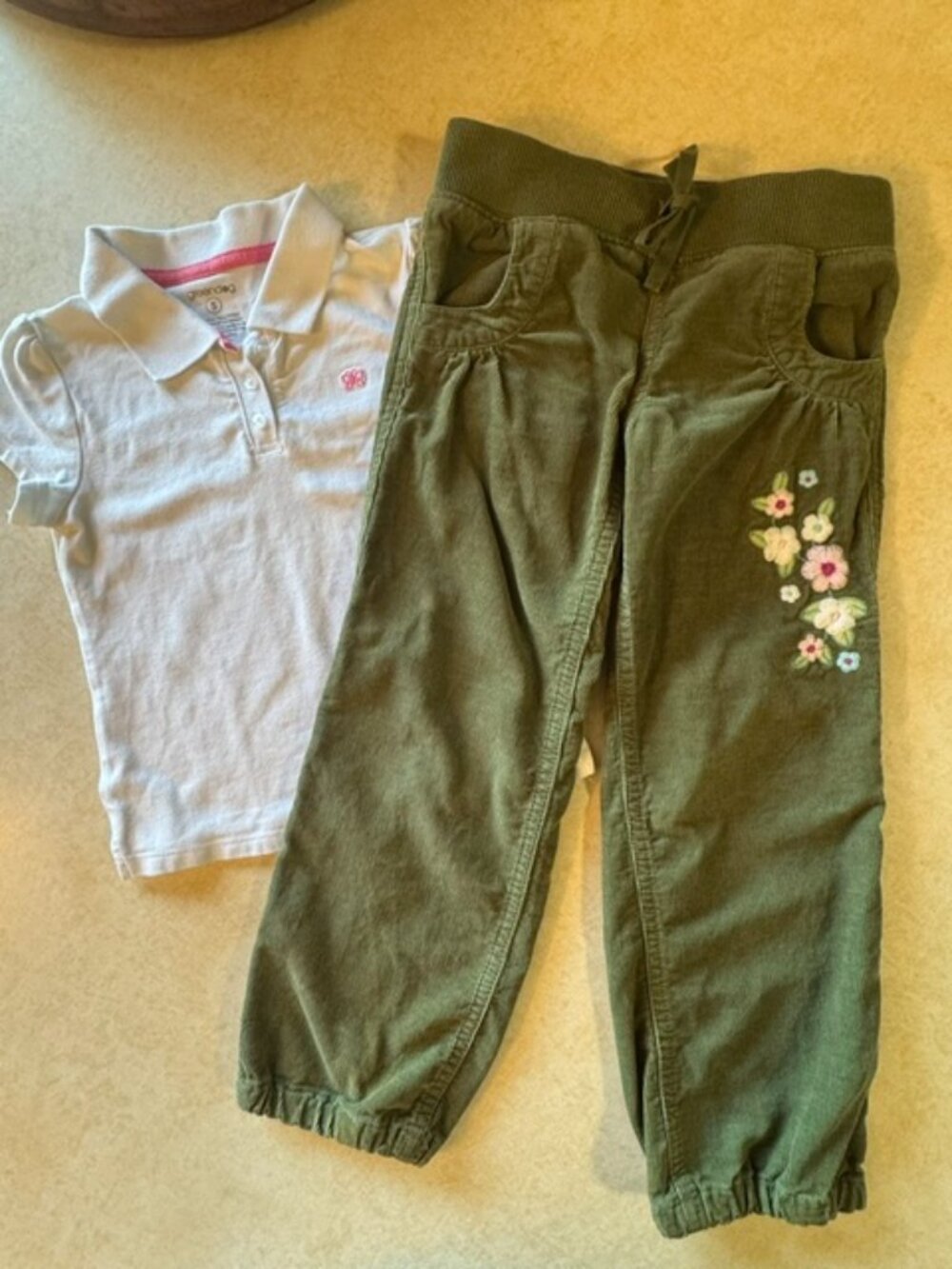 Green Dog 2 pc Polo Pants Outfit sz 5